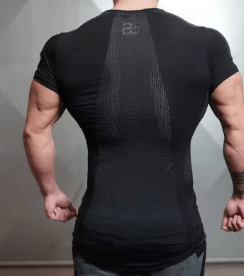 Men's Quick Dry Outdoor Running Training T'shirt Solid Color